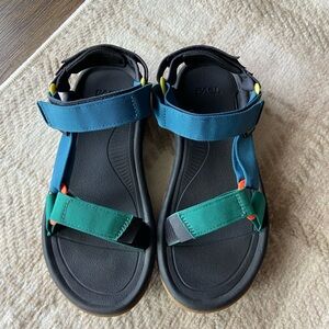 TEVA HURRICANE XLT2 ALL GENDER SPORT SANDALS BLUE MULTI US MEN size 8